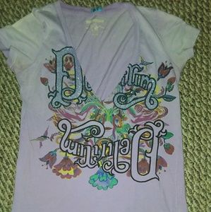 True religion deep V tee